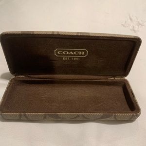 Coach hard eyeglass case